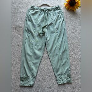 ZARA Mint Green Drawstring Jogger Pants Size S